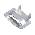 Caja por 100 Unidades de Hebillas de Acero Inoxidable 10mm para Fleje HC-20-T