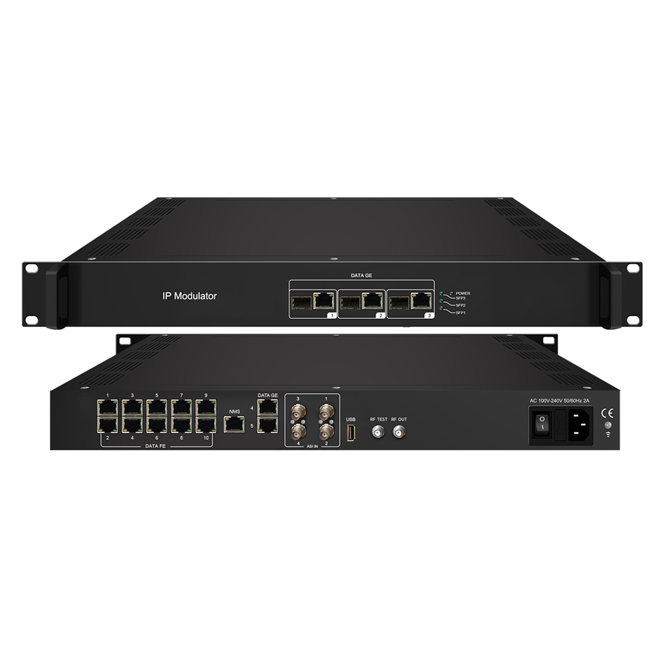 Modulador de TV Digital IP Multiplexor 3 en 1 (ISDB-T/DVB-T/DVB-C) CSP-3344M
