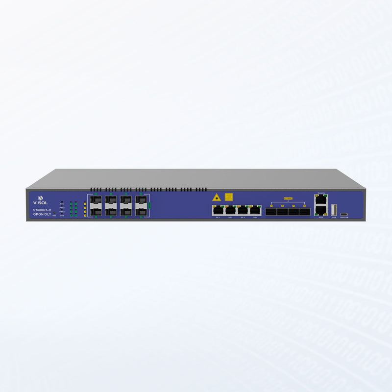 OLT GPON de 8 Puertos Capa 3 con Uplink 10G - V1600G1-R