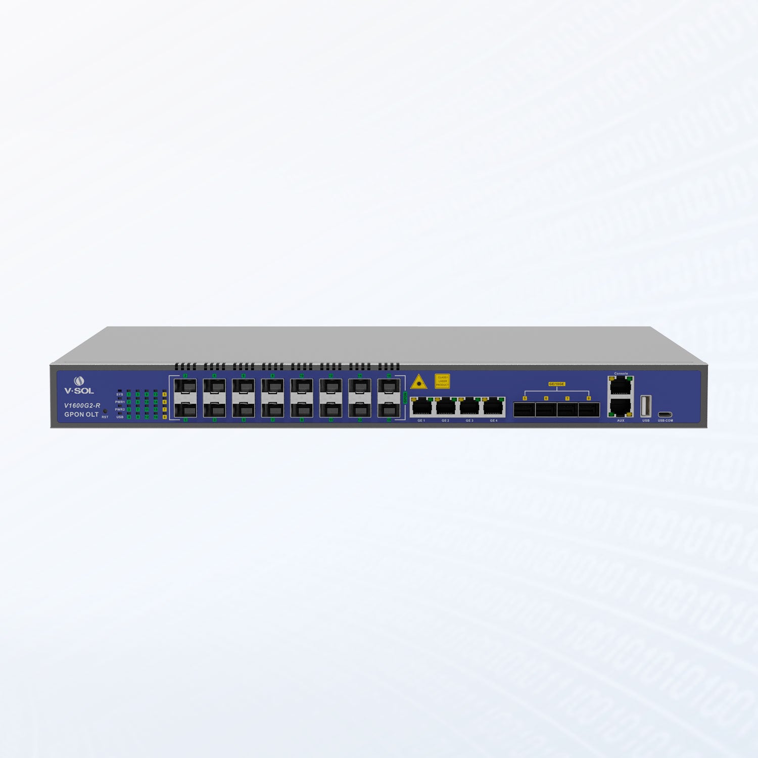 OLT GPON de 16 Puertos Capa 3 con Uplink 10G - V1600G2-R