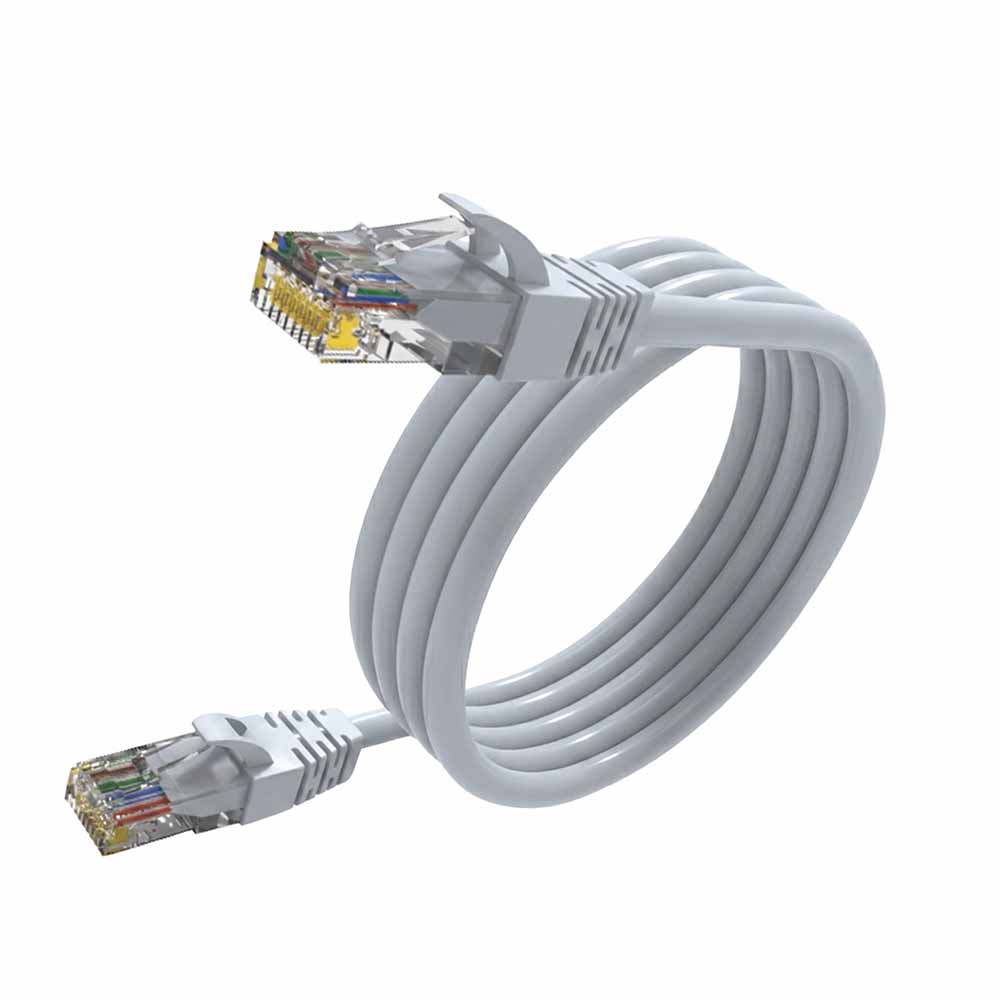 Patch Cord UTP Cat 6 - 3 Metros (Color Gris)