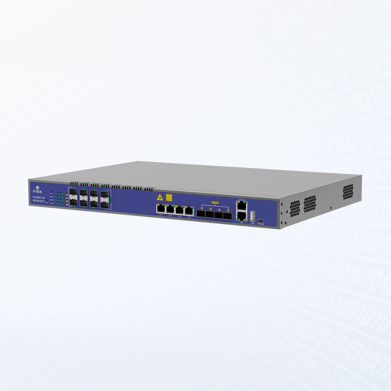 OLT GPON de 8 Puertos Capa 3 con Uplink 10G - V1600G1-R