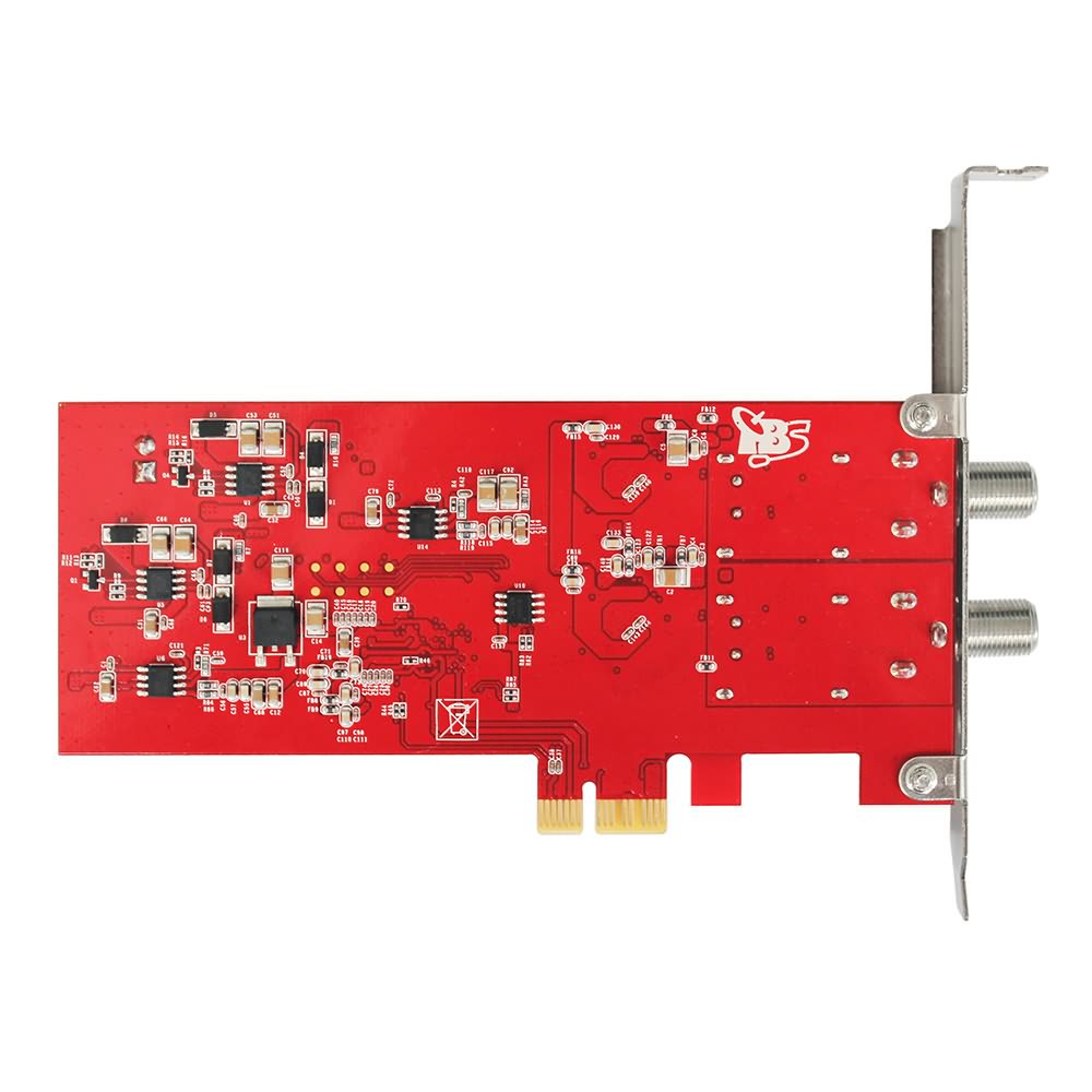 Tarjeta Sintonizadora de TV Satelital Dual PCIe - TBS6902 DVB-S2