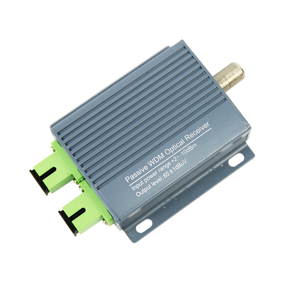 Receptor Óptico Pasivo FTTH CATV WDM Integrado (Triplexor Pasivo / Mini Nodo)